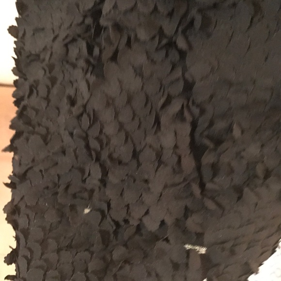 H&M Conscious Black Floral Appliqué Dress - Picture 5 of 8